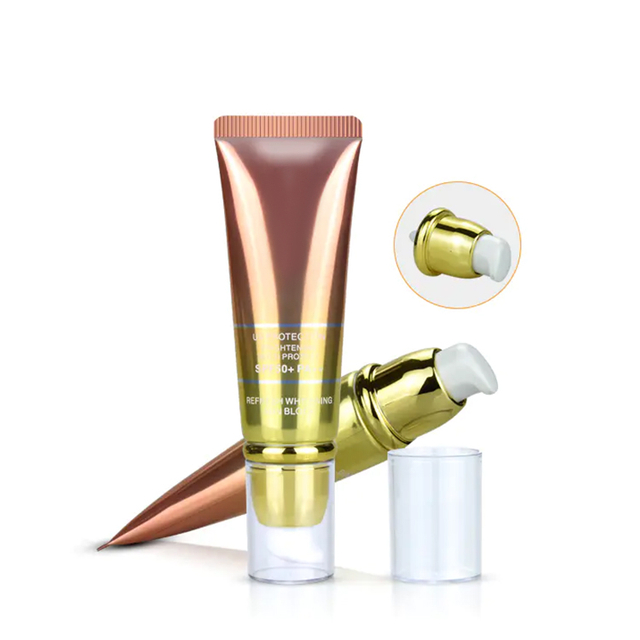 Biodegradable Green Sugarcane Material Pcr Soft Tubes Empty 30ml 50ml Cream Plastic Tubes with Airless Pump