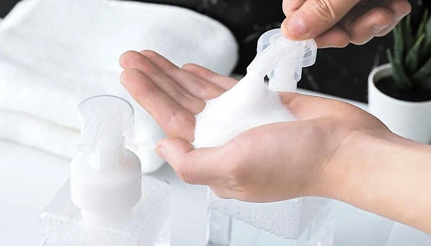 The perfect foam pump for household cleaning products