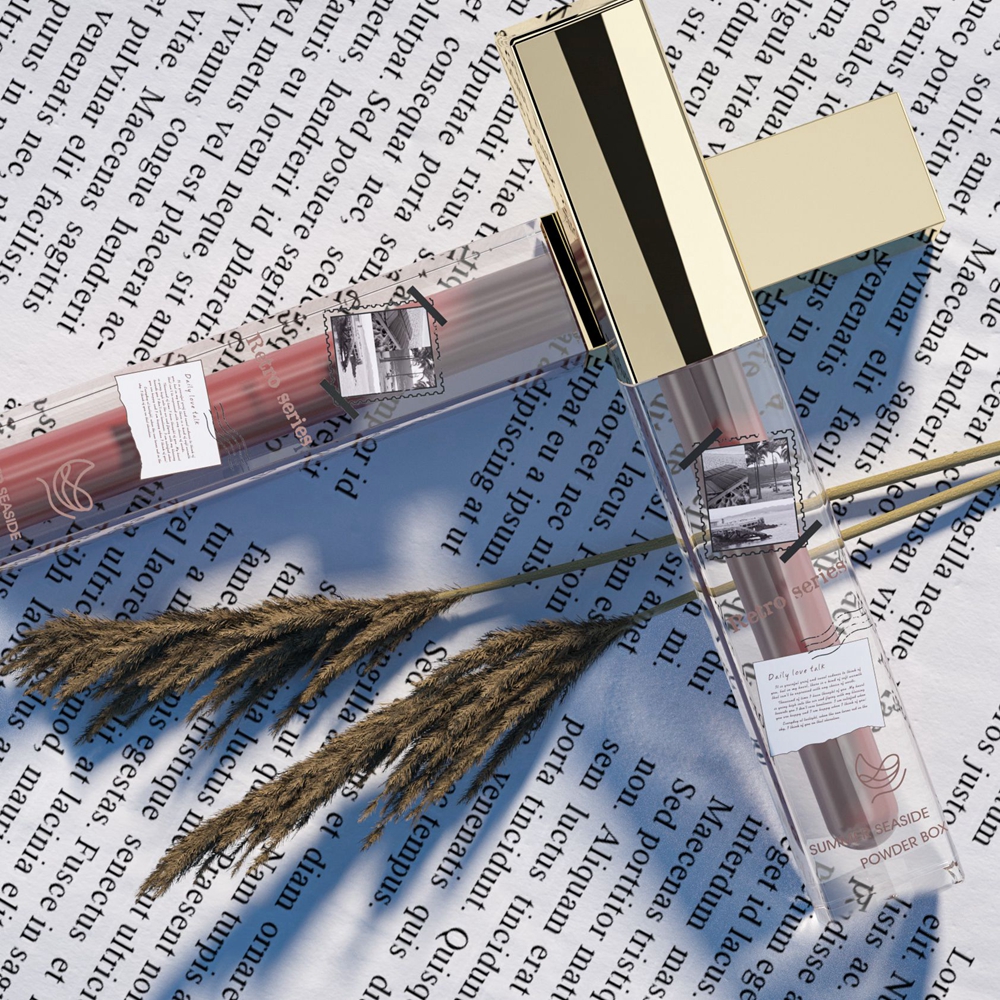 transparent lip gloss tubes