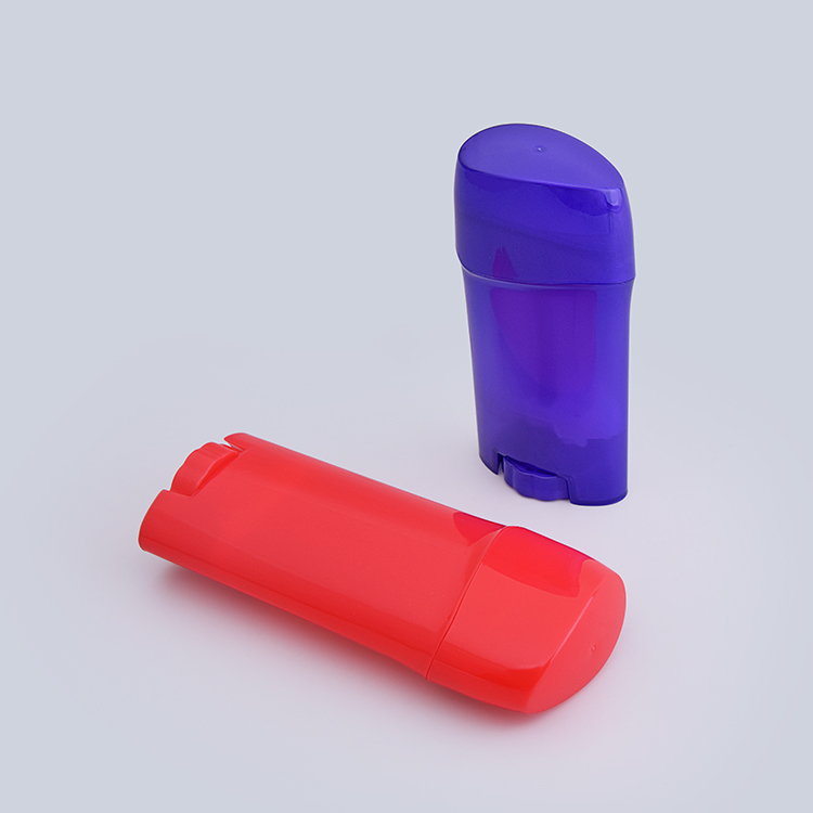 New Custom Luxury White PP Fragrance Deodorant Bottle 40g 65g Antiperspirant Women Men Plastic Solid Deodorant Stick Bottle