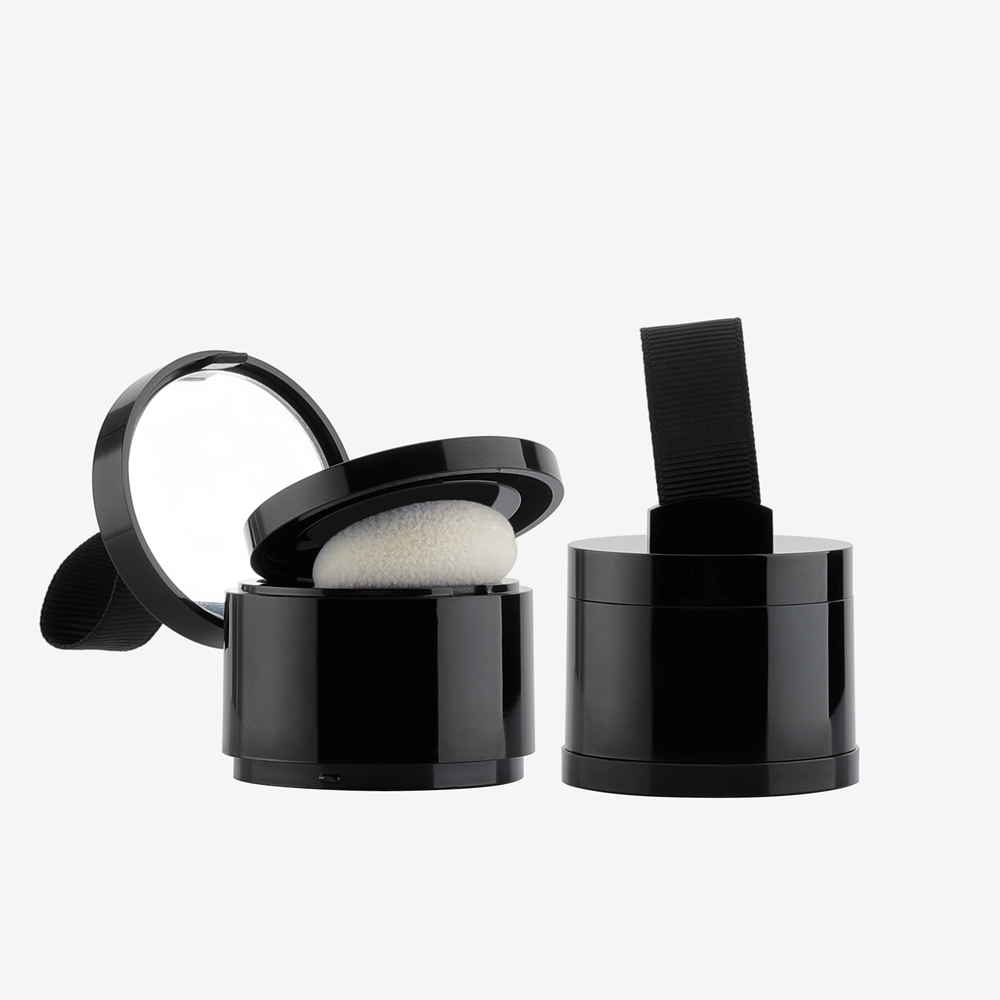 Wholesale 4g Cosmetic Plastic Blush Powder Puff Case Sponge Bottle Hairline Shadow Empty Loose Powder Container With Brush
