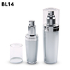Luxury Cosmetic Packaging Acrylic Lotion Pump Bottle And Cream Jar,Round Plastic Acrylic Luxury Cosmetic Cream Lotion Pump Bottle