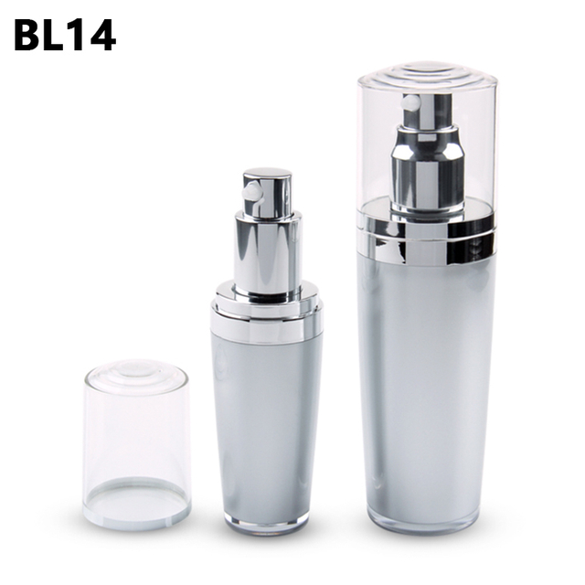 Luxury Cosmetic Packaging Acrylic Lotion Pump Bottle And Cream Jar,Round Plastic Acrylic Luxury Cosmetic Cream Lotion Pump Bottle