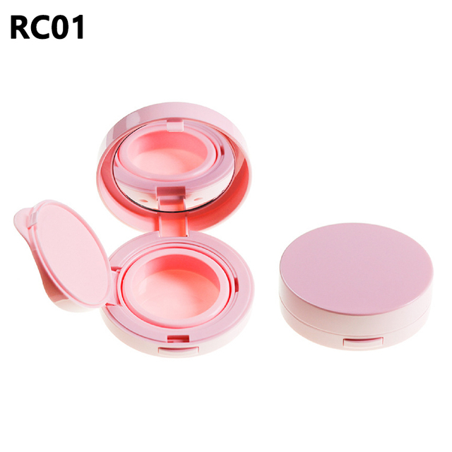 Wholesale Cosmetic Makeup Empty White Foundation Container Packaging Round Air Cushion BB Cream Compact Case,Air Cushion Case