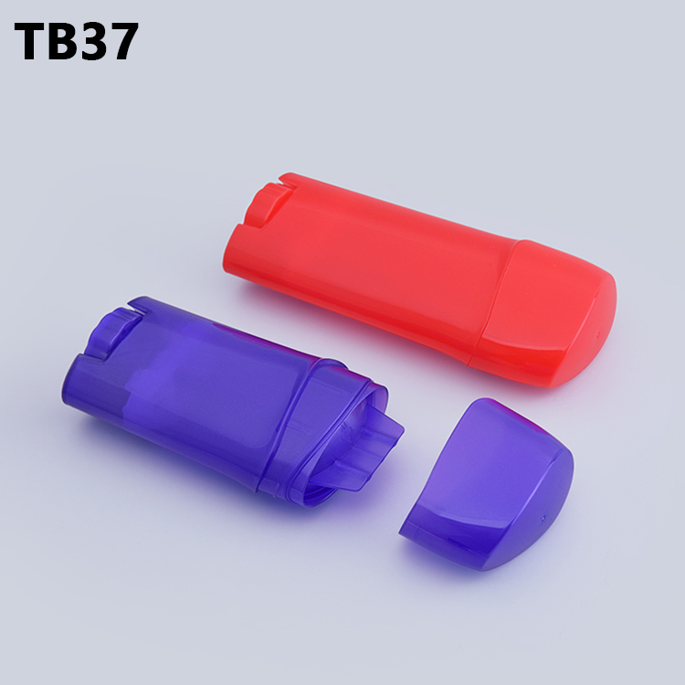 New Custom Luxury White PP Fragrance Deodorant Bottle 40g 65g Antiperspirant Women Men Plastic Solid Deodorant Stick Bottle