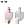 Cosmetics Serum Colorful Empty Glass 30ml High Quality Square Foundation Bottle Glass Bottle