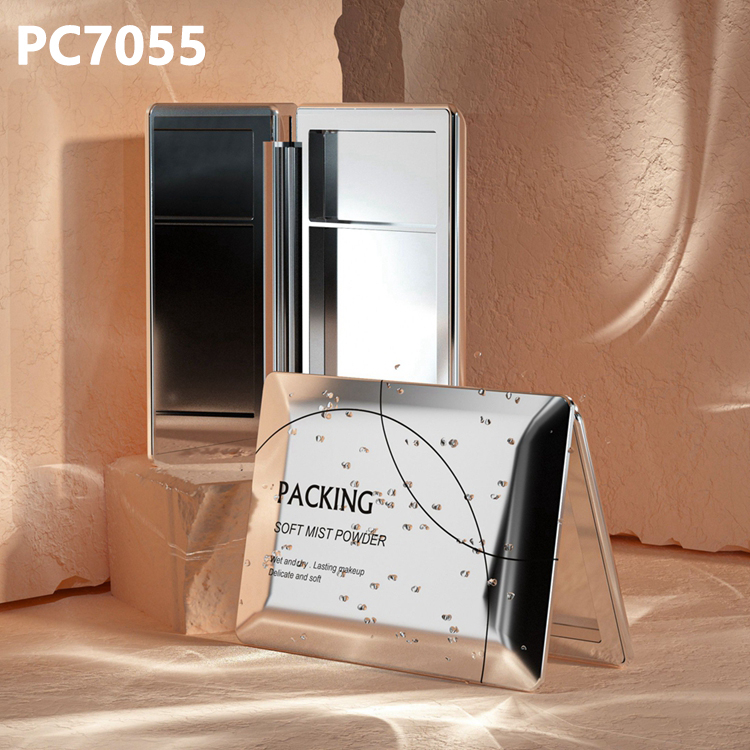 High Quality New Type Special Design Professional Factory High-end Empty Dual Custom Eyeshadow Palette Case