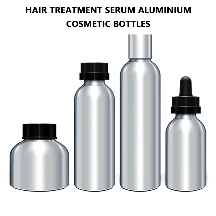 Hair Treatment Serum Aluminium Cosmetic Bottles