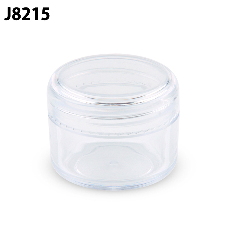 Skincare Packaging Factory Wholesale Custom Fashion Factory OEM ODM Refillable Plastic High Quality Luxury Plastic Cosmetic Jar 10G With Lid