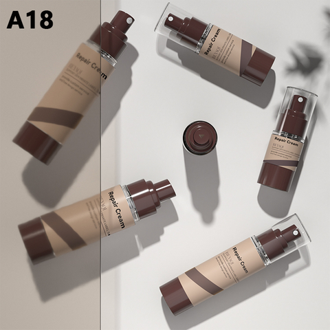 15ml 30ml 50ml White Airless Lotion Pump Bottles Foundation BB Aerosol Sunscreen Cosmetic Skincare Packaging Bottle