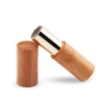 Hot Sales Cosmetics Eco-friendly Packaging Beautiful Bamboo Lipstick Bottle Makeup Gold Lip Balm Tube