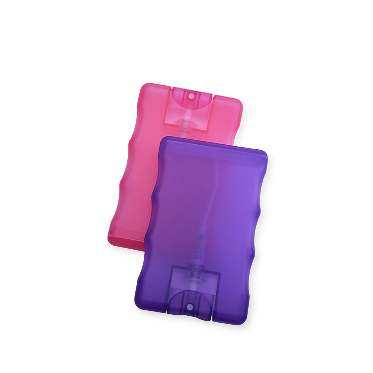 Factory Non Spill Custom Liquid OEM ODM 20ml Wholesale Empty Portable Plastic Credit Card Perfume Sprayer 
