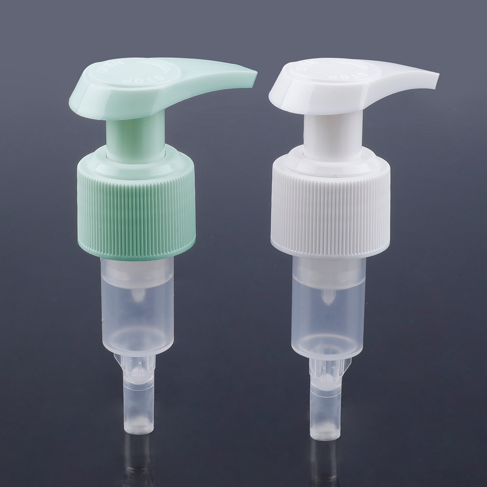 Free Sample Manufacture Custom Logo No Metal Eco Manufacture 24mm 28mm Lotion Pump All Plastic 