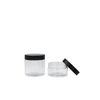 50ml 80ml 100ml 120ml 150ml 200ml 250ml Skin Care Cosmetic Round PET Plastic Jars Containers 