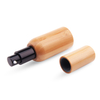 Biodegradable Plastic 30 Ml Bamboo Cosmetic Shampoo PP Plastic Fine Mist Spray Bottle with Bamboo Lid