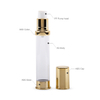 Fashion Airless 5ml 10ml 12ml PP Skin Care Cosmetic Airless Serum Pump Bottle