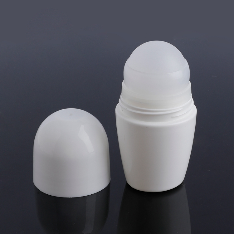 Multifunctional 50ml Ball Diamaeter 35.56 Custom Color Eye Cream Deodorant Essential Oil Antiperspirant Plastic Perfume Roller Ball Bottle