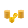 28mm Plastic Push Pull Sport Water Bottle Cap With Dust Cover,Chemical Resistant Finger Press Plastic Shampoo Flip Top Cap