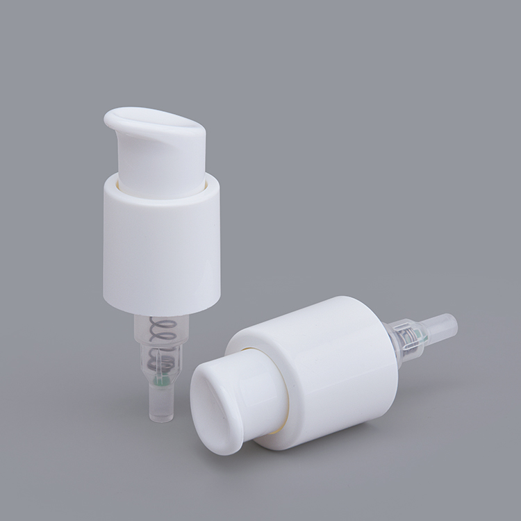 Ningbo Factory Portable OEM Printing Reusable 24/410 Plastic Cream Treatment Pump Dispenser for Foundation Essential Oil