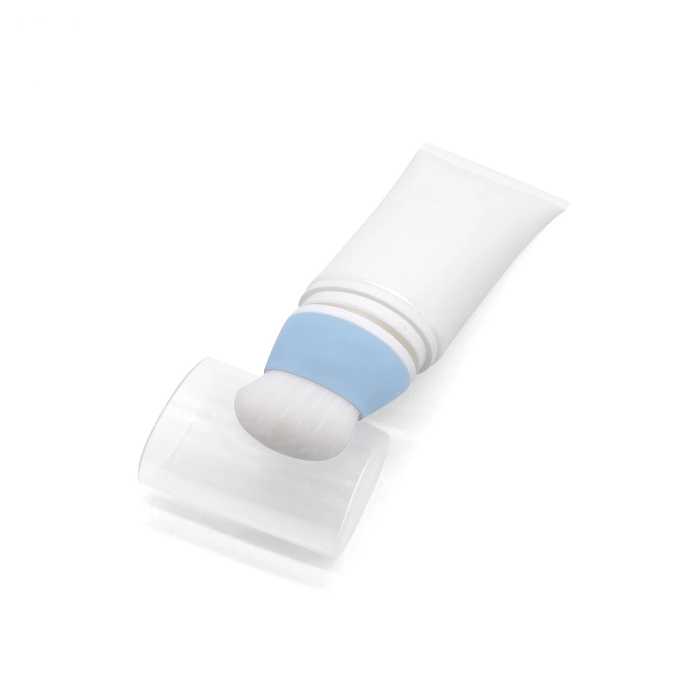 10ml 20ml 80ml Cosmetic Cream Tube With Soft Brush Applicator,Massage Cream Face Cream Tube
