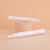 Cosmetic Dual Layer Round Applicator Container Syringe Shaped Unique Airless Injection 10ml 20ml Eye Cream Bottles