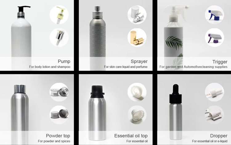 Cosmetic Aluminum Bottle