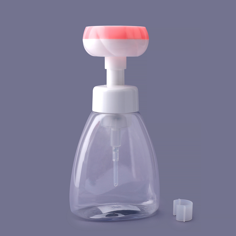 Special design novelty good quality custom bottle 40/410 42/410 dosage 0.8cc plastic flower foam soap dispenser pump