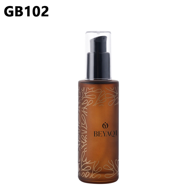 OEM Environmentally Cosmetic Packaging 50ml Slim Oil Lotion Amber Dropper Glass Bottles