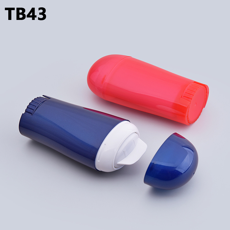 ODM Men's Deodorant And Antiperspirant Bottle 40g Summer Sunscreen Bottle Deodorant Stick PP Plastic Deodorant Stick Container