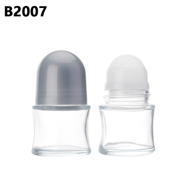 Cosmetic 50Ml Empty Containers Unique Shape Roll On Bottles,Essential Oils Roll On Glass Bottles,luxury Perfume Bottle Roll on