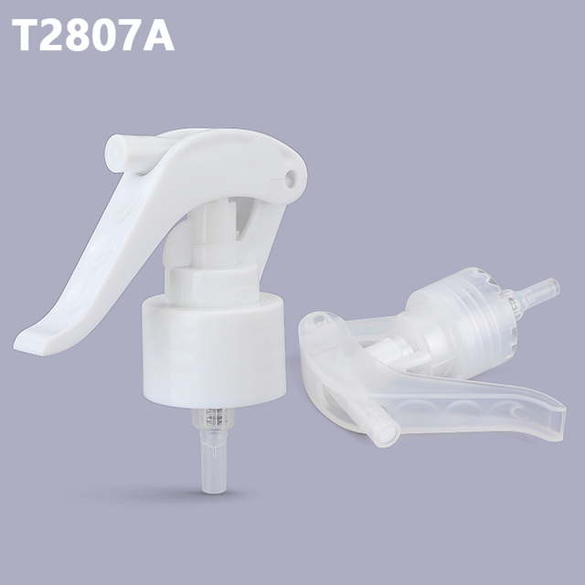 White 28/410 24/410 Plastic Customized Mouse Nozzle Plastic Trigger Spray Pump with Push Lock