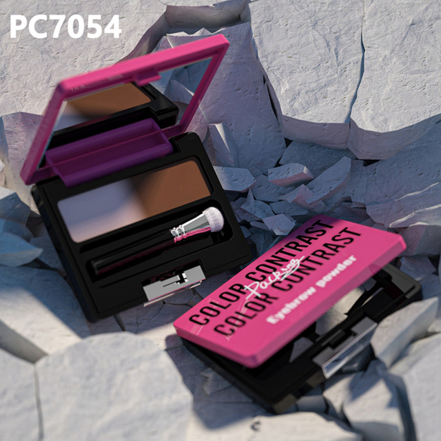 Factory Direct Supply Custom Label High Quality Wholesale Empty Plastic Magnetic Eyeshadow Case Compact Case