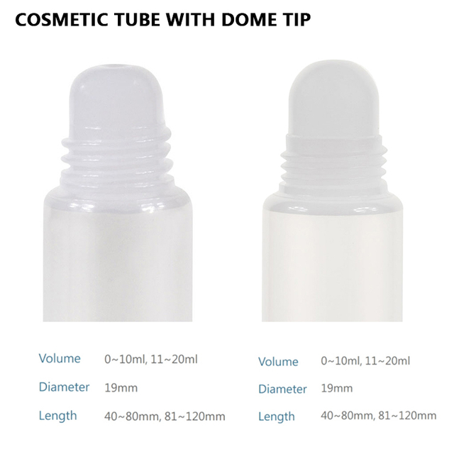 Dome Tip Soft Squeeze Tube For Moisturizing Lip Balm Lip Care