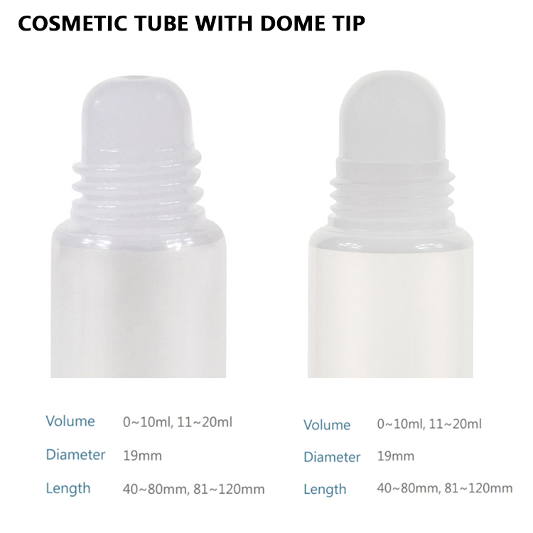 Dome Tip Soft Squeeze Tube For Moisturizing Lip Balm Lip Care