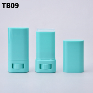  Refillable Empty Oval Flat Replaceable 21g Plastic PP Plastic Deodorant Bottle Antiperspirant Deodorant Stick Bottle Deodorant Bottle Oval