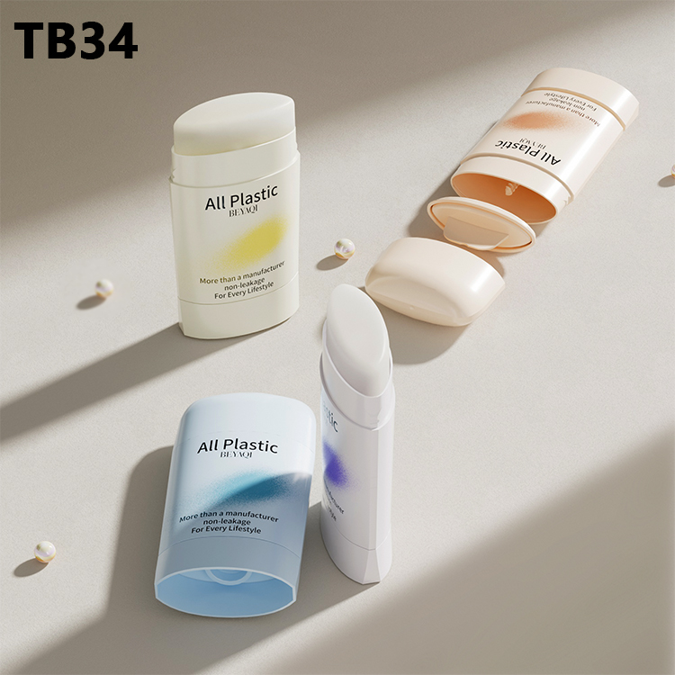 45g 80g White Deodorant Containers Plastic Twist Up Top Filling Bottle Refillable Deodorant Stick Bottle