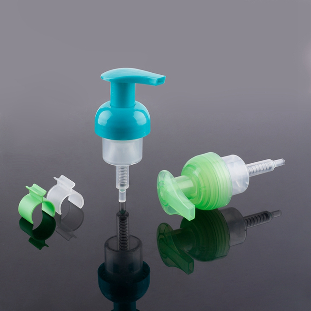 Biodegradable Built-in Spring Private Label Good Quality 0.8±0.10cc 1.6±0.10cc 40/400 Wholesale Private Label Matte Plastic Refillable Dispenser Foam Pump Bottle Black And Clear