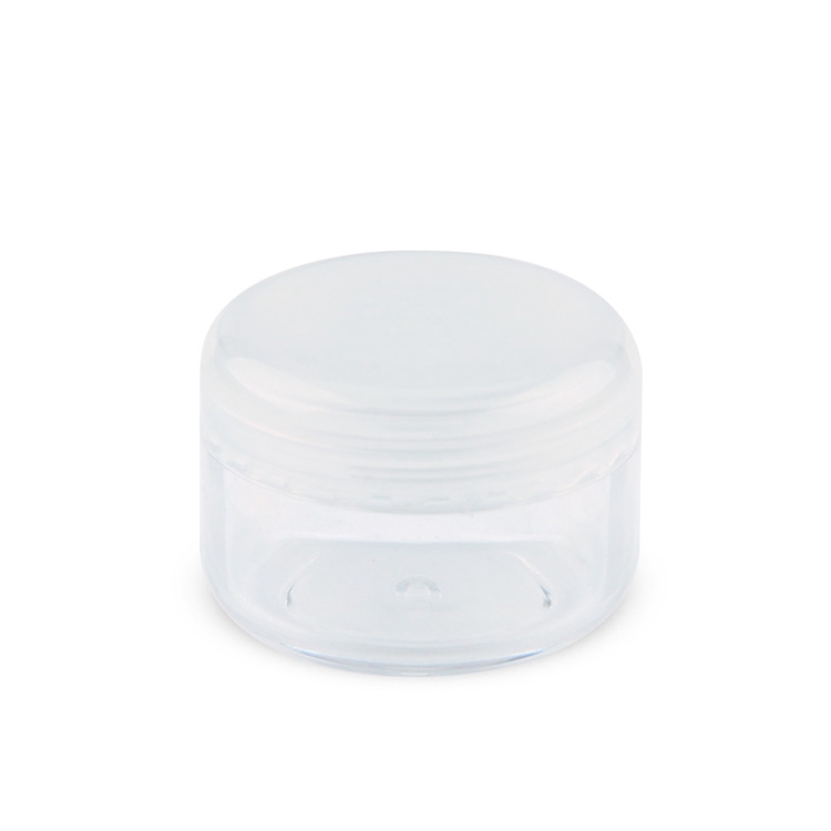Custom Skincare Packaging Eco Friendly Refillable High Quality Plastic Cosmetic Jars With Lid
