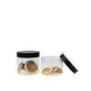 Food Container 100ml 200ml 250ml 300ml 400ml 450ml 500ml 800ml 1000ml Clear PET Plastic Candy Jar with Aluminum Cap