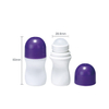 Cheap Wholesale 30ml Ball Diameter 28.6mm Custom Color Multifunctional Perfume Eye Cream Plastic Roller Ball Bottles