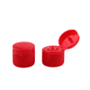 28mm Plastic Push Pull Sport Water Bottle Cap With Dust Cover,Chemical Resistant Finger Press Plastic Shampoo Flip Top Cap