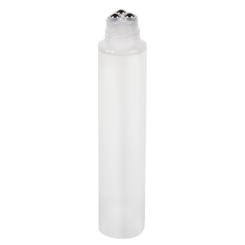 10ml 20ml 80ml Round Plastic Cosmetic 3 Roll On Ball Tube For Massage Cream 