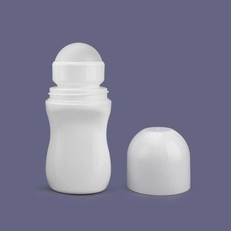 Personal Care Packaging Custom Wholesale 50 Ml Empty Round Roller Ball Bottle Pp Plastic Roll On Deodorant Bottle