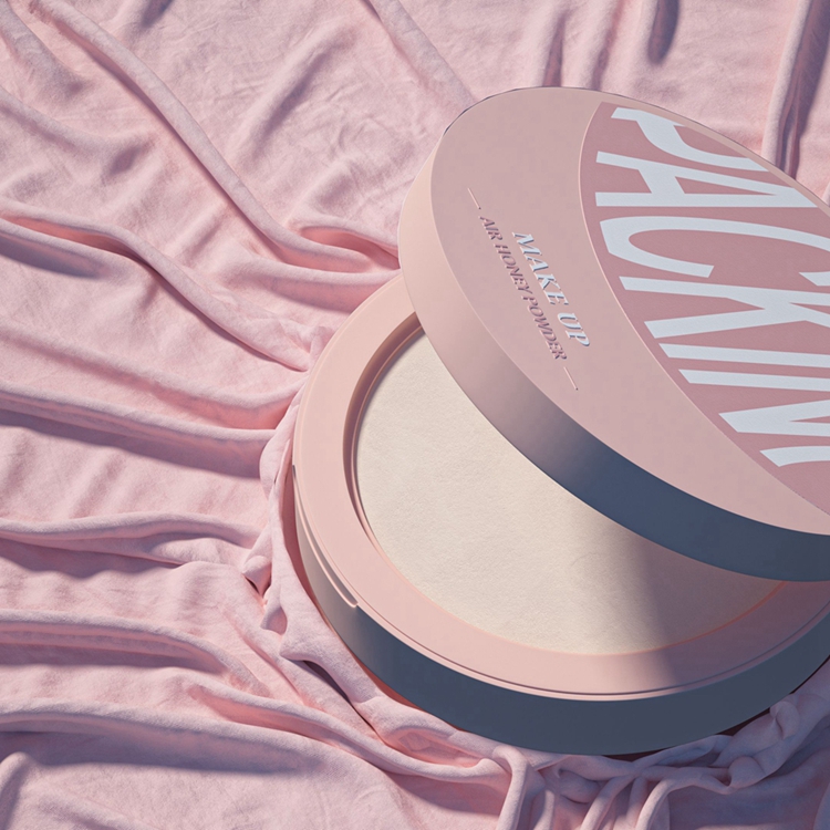 ABS 10g Empty Personalized Plastic Compact Powder Case New Arrivals Exquisite Loose Powder Case