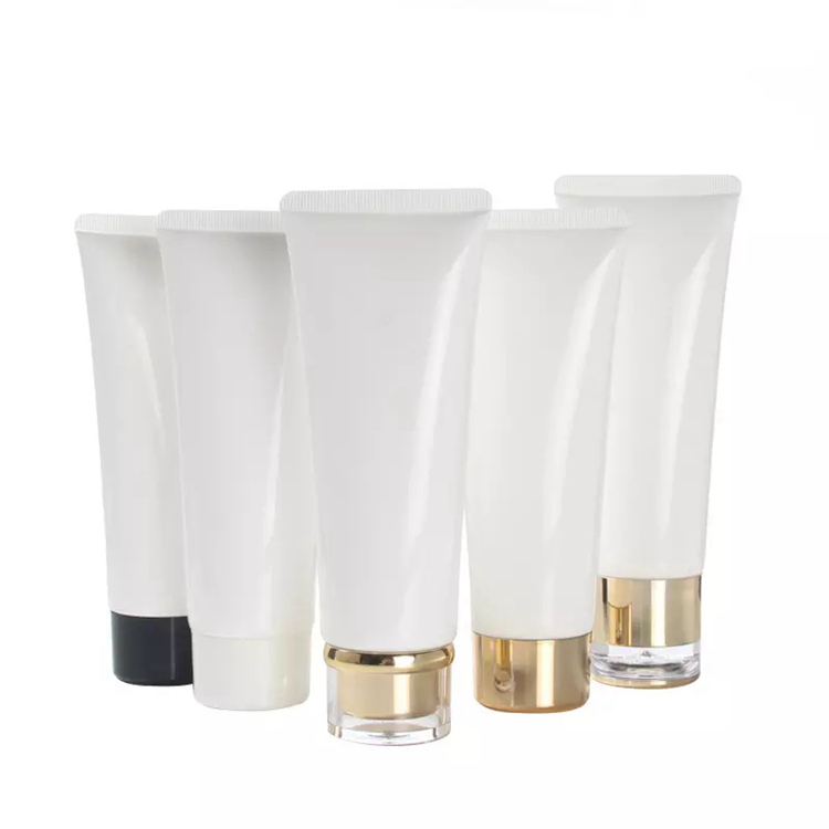 Wholesale Luxury Custom Color Flat Soft Multifunctional Flexo Containers Cosmetic Tubes Packaging