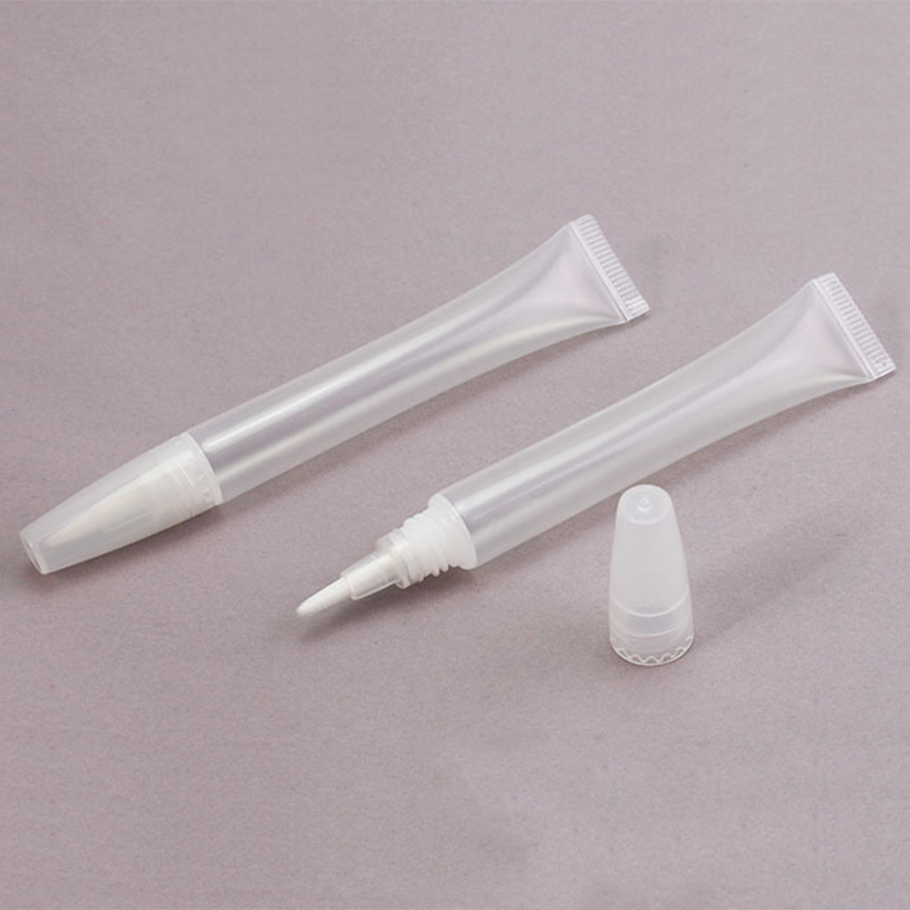 10ml 20ml 80ml Cosmetic Cream Tube With Soft Brush Applicator,Massage Cream Face Cream Tube
