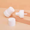 Custom Color Logo Cosmetic Packaging Plastic 24/410 Smooth Lotion Pump 0.15cc 0.2cc White Liquid Dispenser Cream Pump