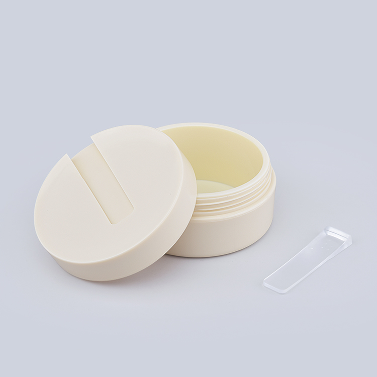 Plastic Jar Wide Mouth Cosmetic Anti Dry Cracking Foot 100g Refilled Face Cream Face Mask Cream Jar with Spatula