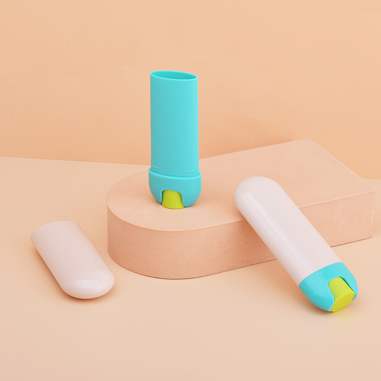 Manufacturer Wholesale 4.5g Small Plastic Cosmetic Solid Perfume Balm Container Tube with Bottom Swivel Plastic Concealer Tube