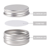 Custom Wholesale Aluminum Can Round Cosmetic Cream Candy Spice Pill Mint Small Metal Mini Tin Box with Screw Lid
